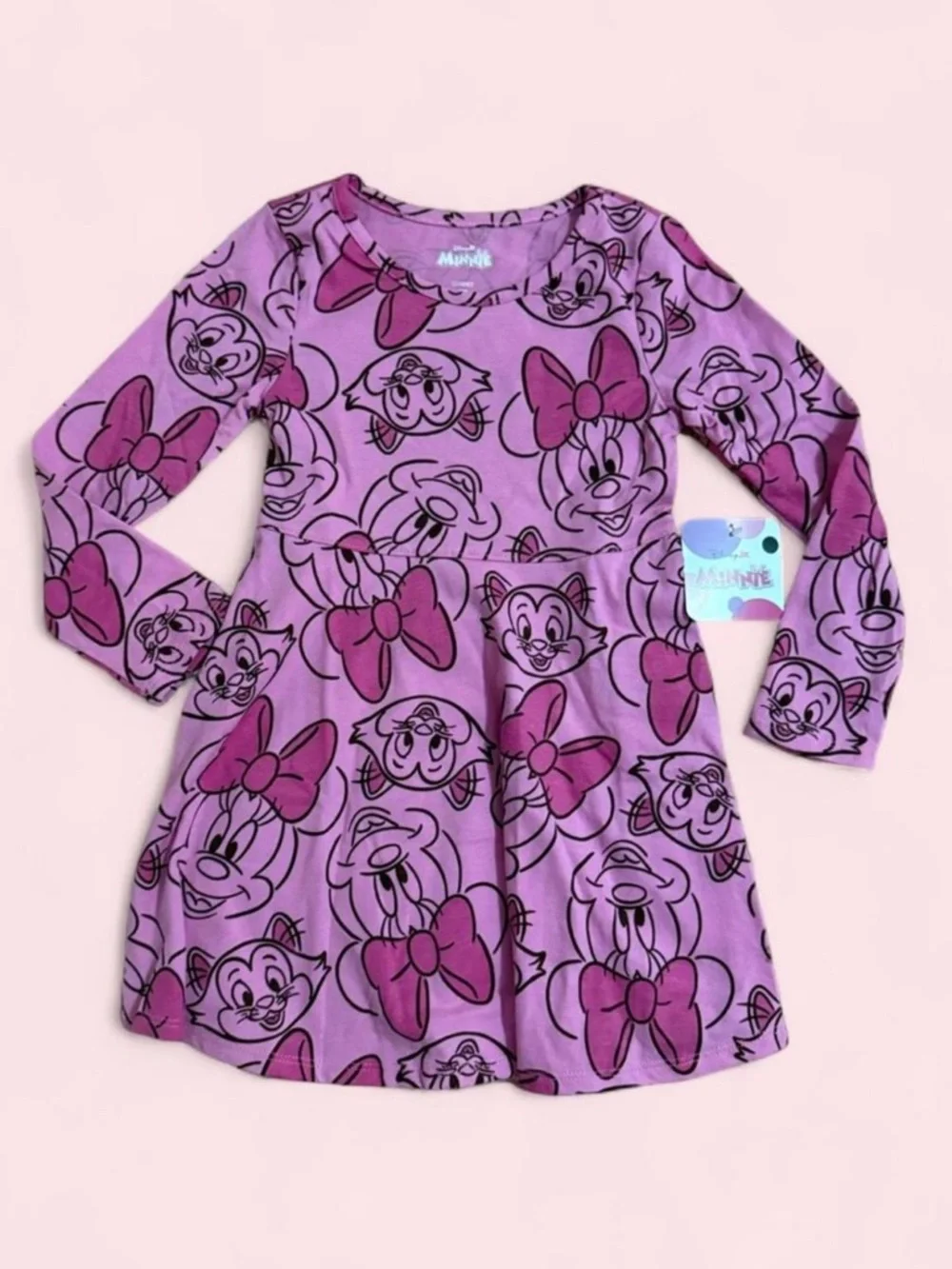 Minnie‎ Mouse Toddler Long Sleeve Dress NWT 12M–3T